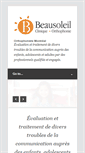 Mobile Screenshot of cliniquebeausoleil.com